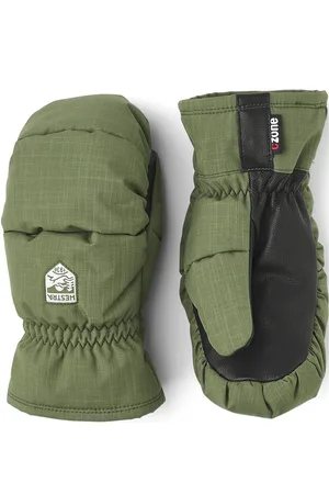 Hestra Foss Jr. Accessories Gloves & Mittens Mittens Khaki Green