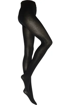 Lindex Tights Heavy Cotton Organic Mo Lingerie Pantyhose & Leggings Black