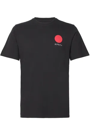 Edwin Japanese Sun T-Shirt - White Designers T-shirts Short-sleeved Black