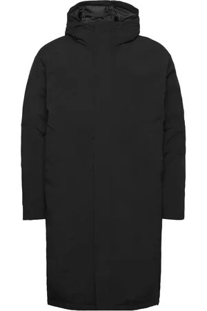 Revolution Long Puffer Jacket Parka Takki Black