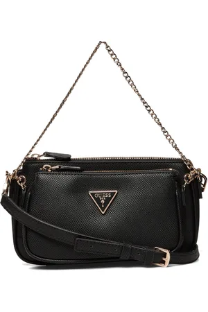 Guess Sac à main Katey Croc Luxury Satchel HWCB84 94260 Noir