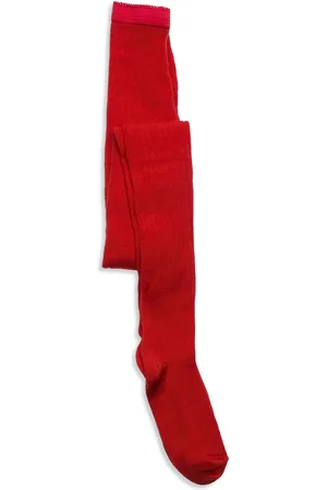 mp Denmark Wool Rib Tights Sukkahousut Red