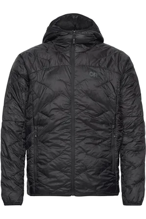Outdoor Research M Superstra Lt Hood Sport Jackets Quilted Jackets Black