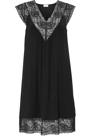 Damella of Sweden Nightdress Victoria Yöpaita Black