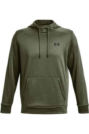 Under Armour Ua Armour Fleece Hoodie Tops Sweat-shirts & Hoodies Hoodies Khaki Green