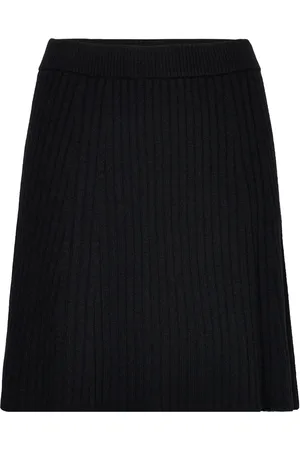Marc O’ Polo Heavy Knit Skirts Skirts Knitted Skirts Black