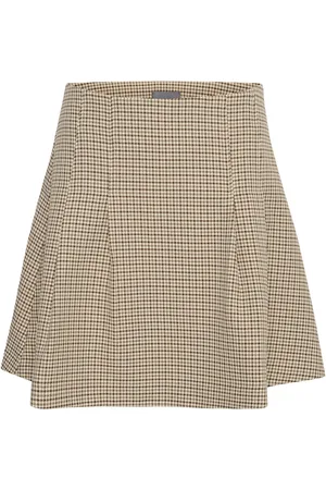 Culture Cuastra Skirt Lyhyt Hame Beige
