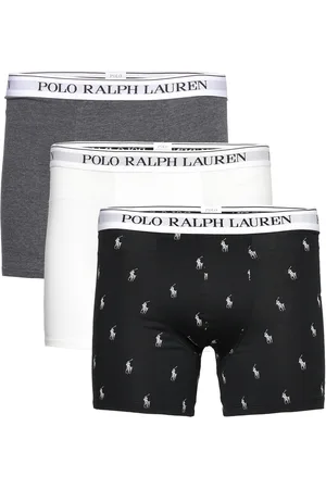 Ralph Lauren Stretch Cotton Boxer Brief 3-Pack Bokserit Black