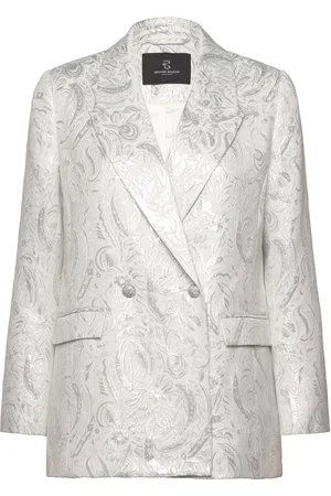 Bruuns Bazaar Macluarbbgrande Blazer Blazers Double Breasted Blazers White