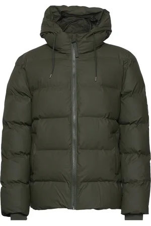 Rains Alta Puffer Jacket W3T3 Vuorillinen Takki Topattu Takki Khaki Green