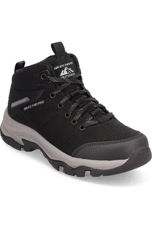 Skechers Womens Trego - Water Repellent Sport Sport Shoes Outdoor-hiking Shoes Black