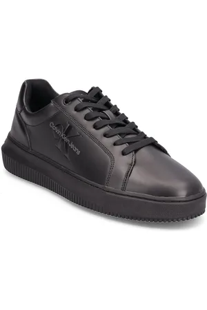 Calvin Klein Chunky Cupsole Mono Lth Matalavartiset Sneakerit Tennarit Black