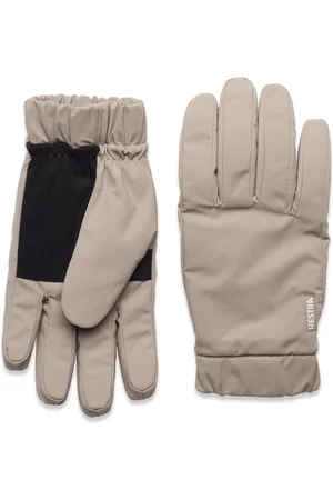Hestra Axis Olive Accessories Gloves Finger Gloves Beige