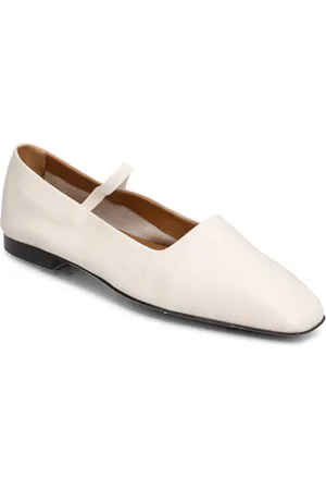 ATP Atelier Petina Linen Nappa Designers Ballerinas White
