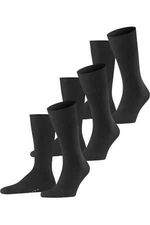 Falke Airport 3-Pack Business & Casual Underwear Socks Regular Socks Black