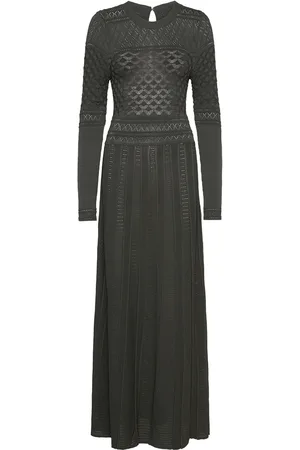 Odd Molly Janice Knitted Dress Maksimekko Juhlamekko Khaki Green