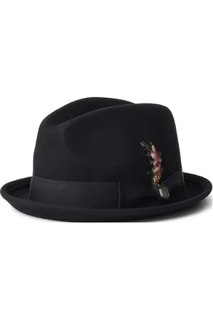 Brixton Gain Fedora Accessories Headwear Hats Black