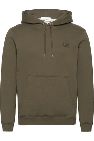 Les Deux Piece Hoodie Tops Sweat-shirts & Hoodies Hoodies Khaki Green