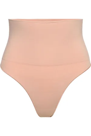 Lindex Girdle Shaping Thong High Sea Stringit Alusvaatteet Beige
