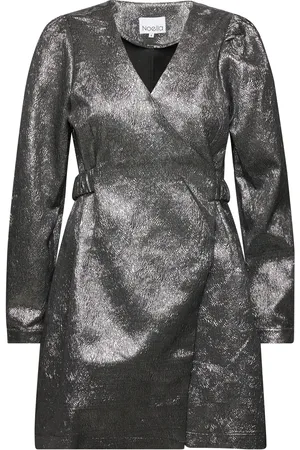 Noella Pace Belt Dress Lyhyt Mekko Silver