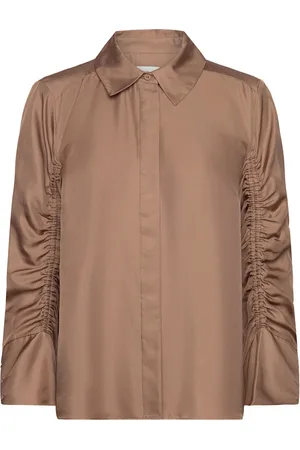 Munthe Leslea Designers Shirts Long-sleeved Brown