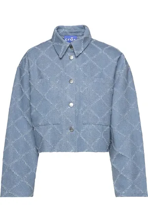 Crās Sparklecras Shirt Tops Shirts Denim Shirts Blue