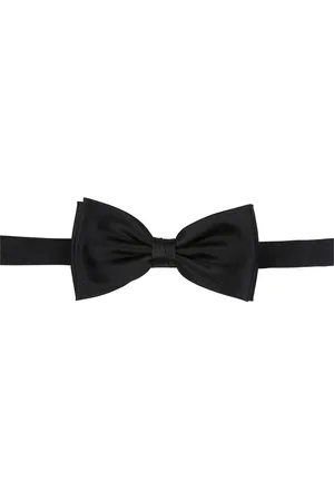 Portia 1924 Solid Bow Tie Polyester Rusetti Black