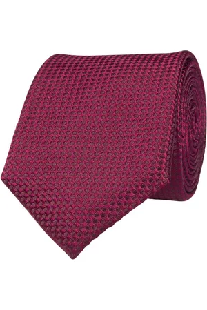 Portia 1924 Silk Tie Solmio Kravatti Burgundy