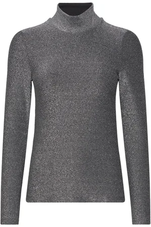 Baum und Pferdgarten Jacka Designers Knitwear Turtleneck Silver