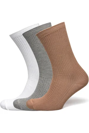 Beck Söndergaard Telma Solid Sock 3 Pack Lingerie Socks Regular Socks Multi/patterned