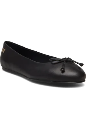 Tommy Hilfiger Essential Leather Ballerina Ballerinat Black