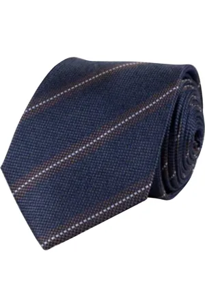 Portia 1924 Regimental Silk Tie Solmio Kravatti Grey