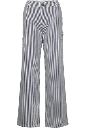 Sofie Schnoor Gittesw Trousers Bottoms Trousers Cargo Pants Navy