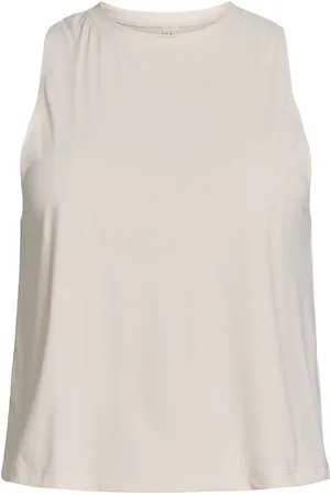 Rethinkit Almue Loose Top Sport T-shirts & Tops Sleeveless Beige