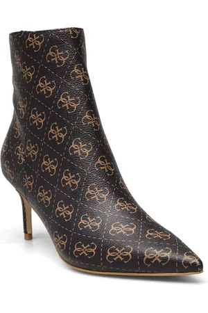 Guess Brayan3 Shoes Boots Ankle Boots Ankle Boots With Heel Brown