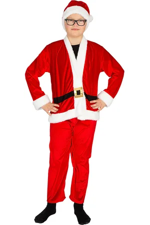 Joker Costume Santa Boy 7-9 Toys Costumes & Accessories Character Costumes Multi/patterned