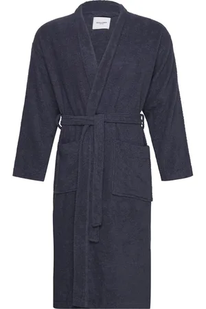 JACK & JONES Jacsolid Bathrobe Aamutakki Kylpytakki Navy Jack & J S