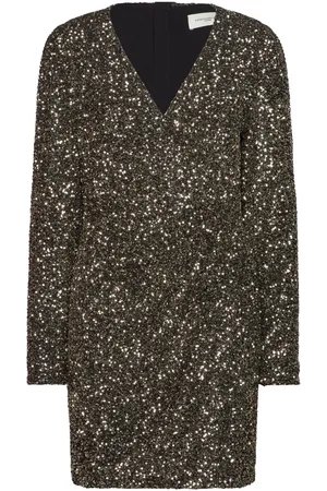 Copenhagen Muse Cmsequince-Dress Lyhyt Mekko Gold