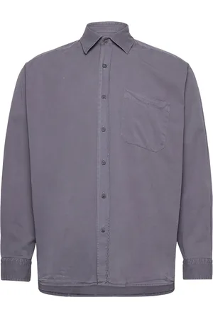 Woodbird Yuzo Antic Shirt Designers Overshirts Grey