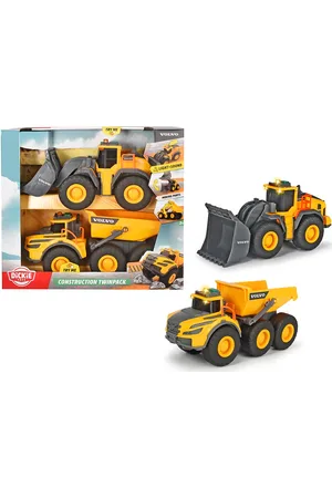 DICKIE TOYS Volvo Construction Twinpack Toys Toy Cars & Vehicles Toy Vehicles Construction Cars Multi/patterned