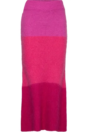 OLIVIA RUBIN Maddox Pitkä Hame Pink
