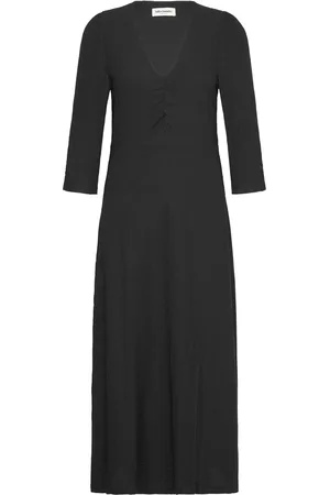Lollys Laundry Havanall Midi Dress Ss Polvipituinen Mekko Black