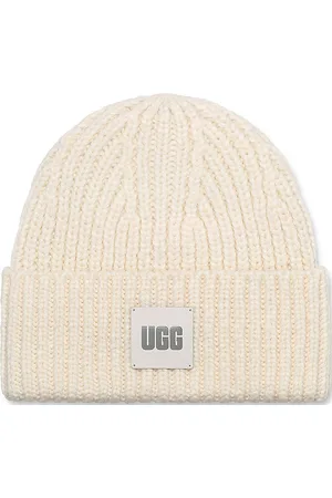 UGG W Chunky Rib Beanie Accessories Headwear Beanies Cream