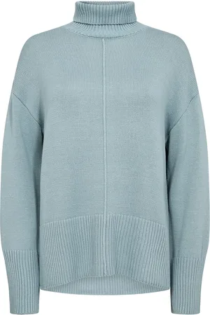Levete Room Lr-Elaine Tops Knitwear Turtleneck Blue