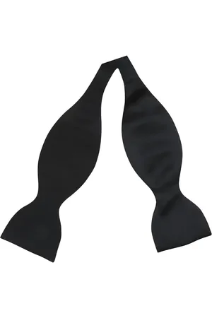 Portia 1924 Solid Silk Butterfly Rusetti Black