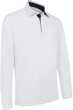 Callaway Emea Ls Performance Sport Polos Long-sleeved White