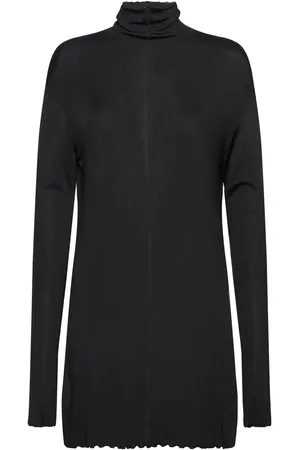 Hope Turtleneck Mini Dress Designers Short Dress Black