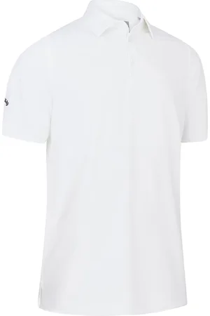 Callaway Swingtech Solid Polo Sport Polos Short-sleeved White