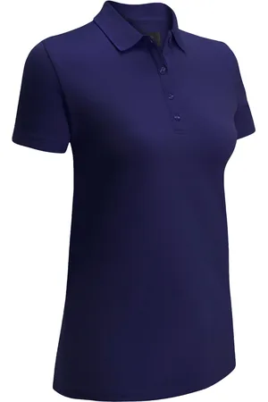 Callaway Swingtech Ladies Solid Polo Sport T-shirts & Tops Polos Navy