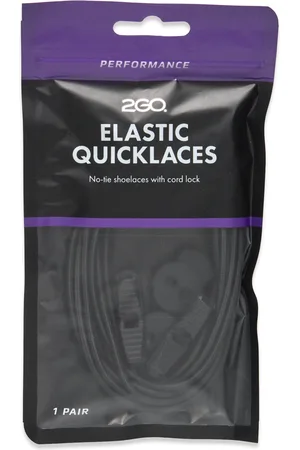 2Go Elastic Quicklaces 980 Tarvikkeet Kengät Black